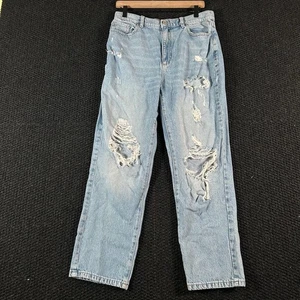 Garage Denim Womens Jeans Size 11 Light Wash Distressed Vintage Straight Leg - Picture 1 of 9