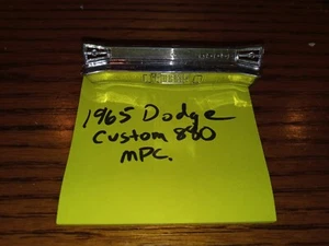 MPC 1965 DODGE CUSTOM 880 - REAR BUMPER - Picture 1 of 2