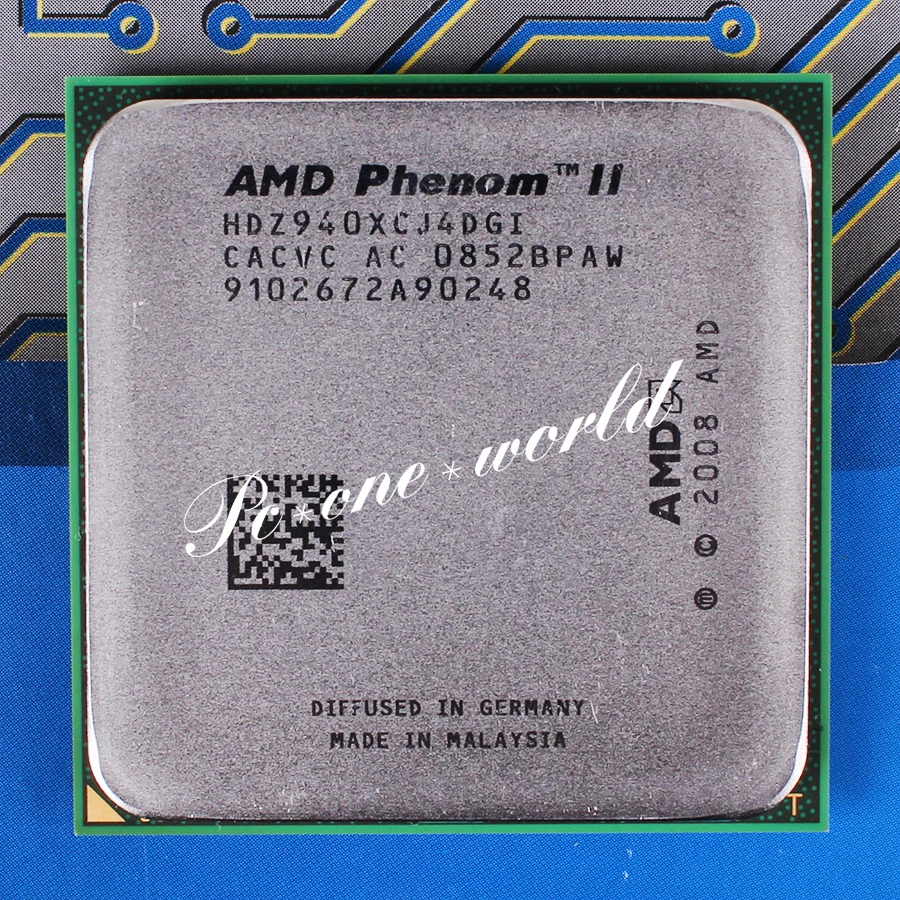 100% OK HDZ940XCJ4DGI AMD Phenom II X4 940 3 GHz Quad-Core Processor CPU - Image 1 of 1