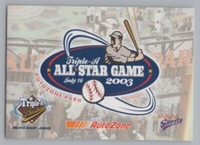 Checklist 2003 MultiAd Pacific Coast League AAA All Stars