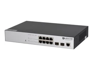 Conmutador Ethernet BDCOM S2500-C serie S2510-C con 8 puertos GE TX y 2 GE SFP - Imagen 1 de 2