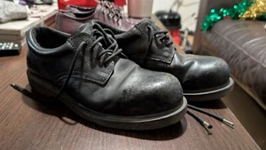 Dr Martens Icon 2216 PW Stahlkappe Arbeit Sicherheitsschuhe Schwarz UK Größe 7 EU 41  - Bild 1 von 5