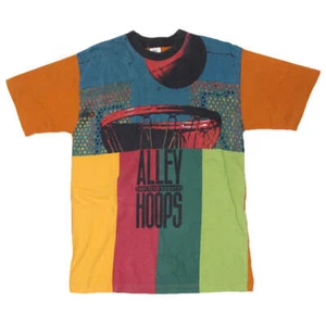 Vintage Nike Alley Hoops Foul Free Apparel T-Shirt L - Picture 1 of 3