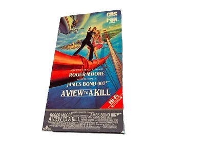 James Bond 007 - A View to a Kill Original 1985 CBS/Fox VHS - Image 1 of 3