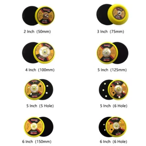 50 mm ~ 150 mm lijadora de disco lijadora de bucle almohadilla de respaldo M6 M8 vástago para amoladora angular - Imagen 1 de 22
