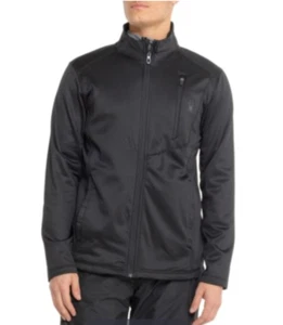 Spyder Herren Full Zip Fleecejacke Dry Web Thermo Web Schwarz SMF019 - Neu mit Etikett Größe L - Bild 1 von 15