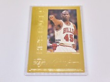 1996 Upper Deck He's Back 22 Kt Gold Photo Card MICHAEL JORDAN!!