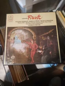 GOUNOD: FAUST Lp Box Set-ANGEL #SZDX 3868 Stereo-Placido Domingo-Opera - Picture 1 of 2