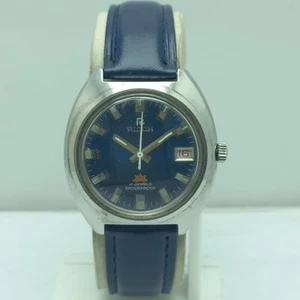 Ricoh Manual Winding Shockproof Blue Dial Vintage Men’s Watch SFN14MJ2 - Picture 1 of 9