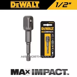 DeWALT Adattatore Presa 1/2" SQ Quadrato Max Impact Duty Adattatore Dado - Foto 1 di 14