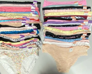 Women's Reseller Wholesale Bundle Lot 50 Pc Underwear Panties Thongs XXL XXXL - Picture 1 of 14