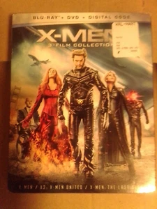 X-MEN 3-Film Collection (Blu-ray + DVD + Digital) BRAND NEW SEALED W/Slipcover - Picture 1 of 1