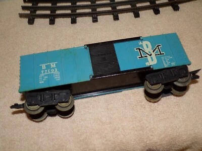 Marx Trains Vintage Boston & Maine Boxcar 77003 - Image 1 of 4