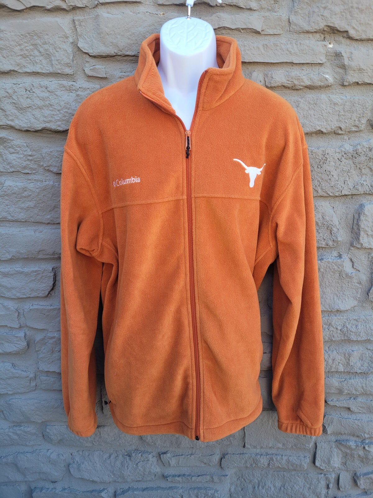 Columbia Mens XL Texas Longhorns Fleece 