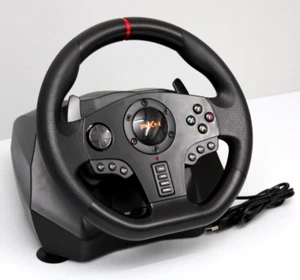 PXN V900 Gaming PC Rennlenkrad 5V - 80mA Schwarz OHNE RENNPEDALE! - Bild 1 von 24