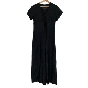Tuta donna N0.6 Miriam taglia small gamba larga nera designer Lagenlook - Foto 1 di 8