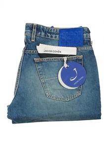 Nuevos Jeans Jacob Cohen Azul J682 Confort Talla 48/32 EE. UU. Pantalones - Imagen 1 de 3