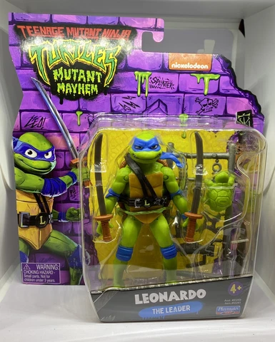 TMNT Teenage Mutant Ninja Turtles Mutant Mayhem LEONARDO The Leader Figure Cover