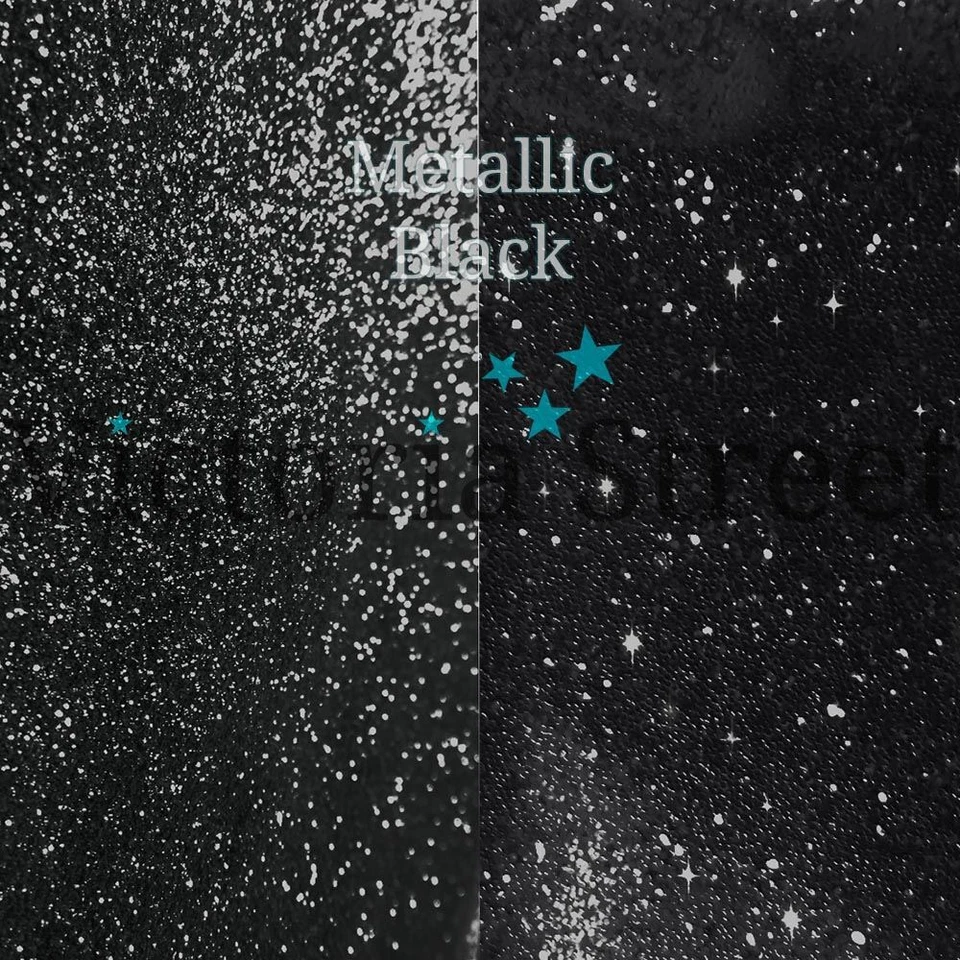 Victoria Street Glitter - Metallic Black - Fine 0.008" / 0.2mm (Jet Charcoal) - Image 1 of 1