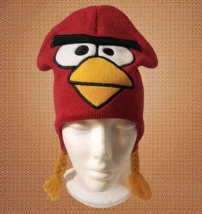 Angry Birds Kids Beanie One Size Unisex Boy Girl Lapland Ear Covering Hat Cap - Picture 1 of 8