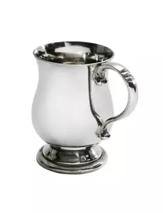 Baby Georgian Pewter Mug - E406 - Imagen 1 de 1