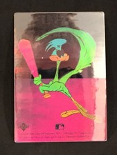 1990 UPPER DECK LOONEY TUNES COMIC BALL HOLOGRAM ROAD RUNNER NEW YORK YANKEES