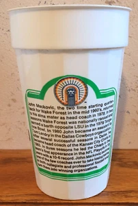 U of I ILLINOIS Cheif Illini Illiniwek Plástico 16 oz Taza en muy buen estado envío gratuito - Imagen 1 de 3