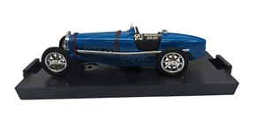 VNTG 1933 Bugatti Type 59 Limited 90th Anniversary 1/43 Blue Diecast by Brumm - Picture 1 of 20