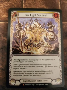 Arc Light Sentinel Non Foil NM Monarch First Edition FAB Flesh and Blood TCG - Picture 1 of 3