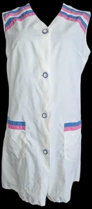 Nylon Dederon kittel schürze Vintage Apron Gr.38 ---Original 70 er Jahre--- - Picture 1 of 5