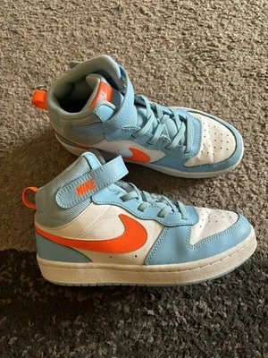Nike Court Borough Mid 2 niños talla 3 azul y naranja  Foto 1 de 4