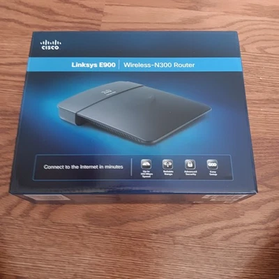 Cisco  Linksys E900 Wireless- N300 Router New 300 Mbps Advanced Security - Image 1 of 4