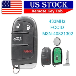 For 2011 - 2016 2017 2018 Chrysler 300 Smart Prox Remote Key Fob M3N-40821302 - Picture 1 of 7