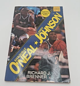 Shaquille O’Neal and Larry Johnson Paperback Book 1993 First Edition Shaq Photos - Picture 1 of 11