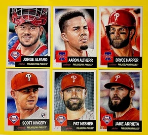 Topps Living Set PHILLIES Harper Arrieta Neshek Altherr Alfaro Kingery RC NIB - Picture 1 of 3