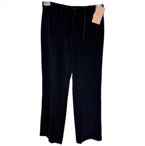 NWT Coldwater Creek Women's Size 8 Petite Elastic Waist SOFT Pants Black Velvet - Picture 1 of 9