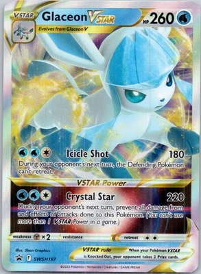 Glaceon VSTAR Holo Promo SWSH: Sword & Shield Promo Cards SWSH197 NM - Image 1 of 2