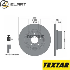 2x BRAKE DISC 92146303 FOR BMW X5E53 N62B48A 4.8L N62B44A 4.4L M62B46 4.6L 8cyl - Picture 1 of 8