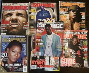The Source Magazine LOT Rap Hip Hop Kayne West Jay-Z KRS Queen Latifah Vintage - Picture 1 of 15