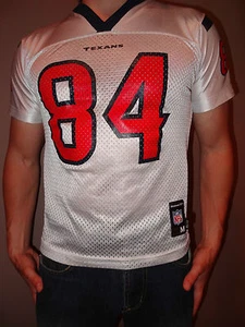 Houston Texans Eric Moulds # 84 Reebok White Jersey Youth Medium  - Picture 1 of 2