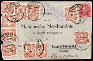 Álava - Edi o 678(10) + 687 - Documento Mat "Vitoria 31/5/37" a Alemania - Imagen 1 de 1