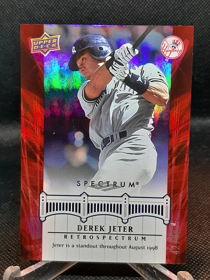 Derek Jeter | 2008 Upper Deck Spectrum Retrospectrum #DJ28 Card Yankees /99 - Image 1 of 4