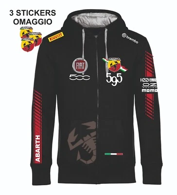 SOL'S Felpa ABARTH Racing Team replica assetto corse AUTO RALLY 595 competizione