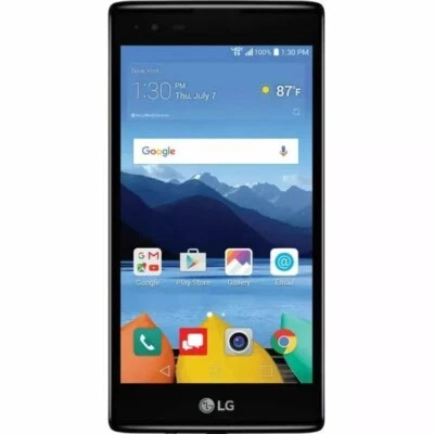 LG K8V 16 GB VS500PP Black Verizon Prepaid Smartphone - Image 1 of 3