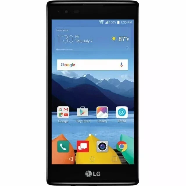 LG K8V 16 GB VS500PP Black Verizon Prepaid Smartphone - Image 1 of 3