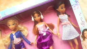 ULTRA RARE SET 3 VIOLETTA DISNEY PUPPEN: V, LUDMILA & NATALIA NATY! BRANDNEU, NR - Bild 1 von 4