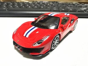 Free Shipping Bburago 1:43 Ferrari 488 Pista Metal Model Car New in Box - Picture 1 of 6