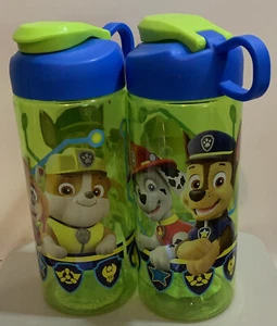 Paw Patrol 16,5 oz Personaggio Bottiglia Acqua Ottima Idea Regalo Natale Lotto di (2) - Foto 1 di 2