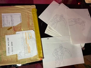 Marvel Animación Celdas Vengadores Cómics Animación Arte LOTE GRANDE Cpt. America M1 - Imagen 1 de 14