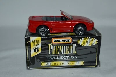 Matchbox Premiere 1:64 mitsubishi Spyder Red Series 1 - Image 1 of 2